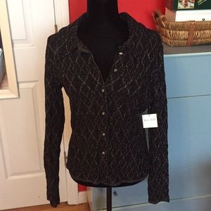 Kate Hill NWT beautiful button up blouse